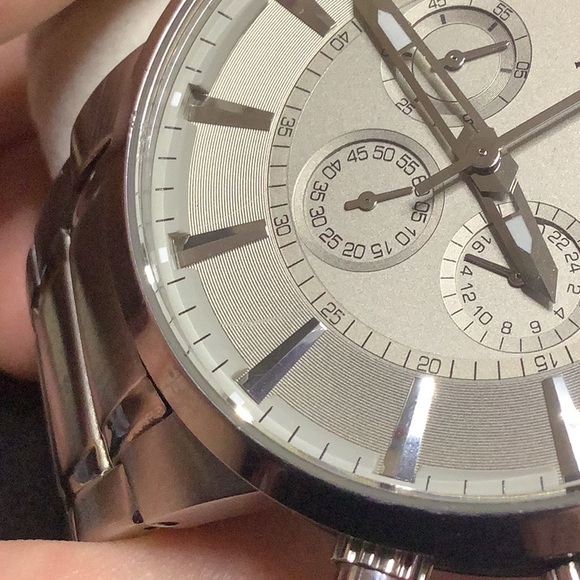 Fossil Dress Chronograph Silver Dial Men's Watch-FS4359 - Picture 5 of 11